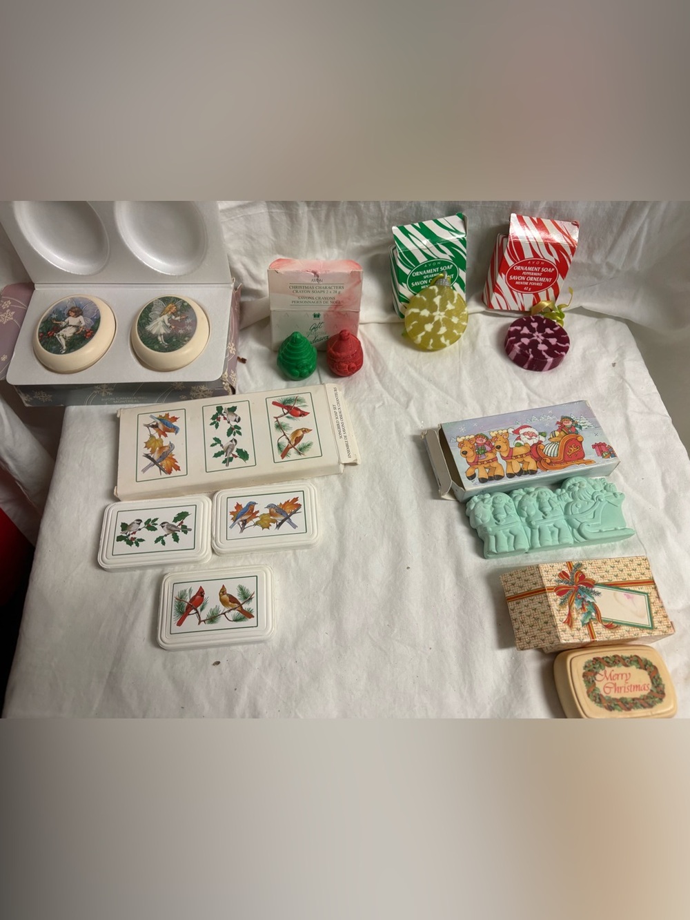Avon Assorted Holiday Ornament Soaps –